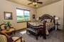 Hidden Chateau, Lower Level bedroom, The Royal room, King bed, Bear Lake Premier Cabins