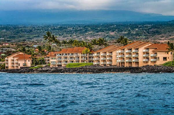 View of our Kona Hawai'i vacation rentals, Sea Village