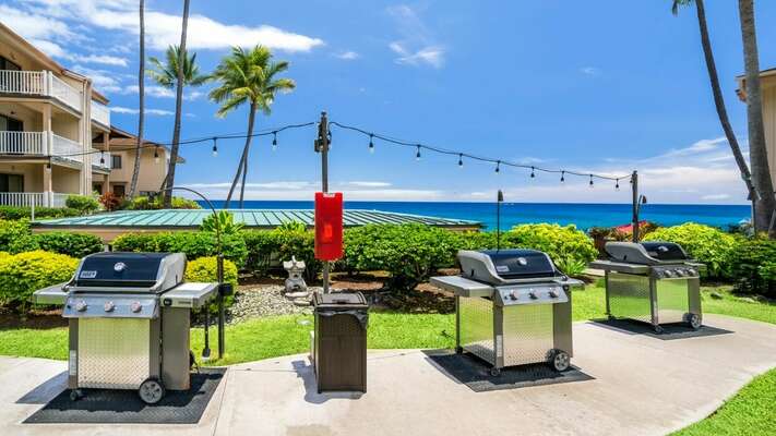 BBQ area near our Kona Hawai'i vacation rentals