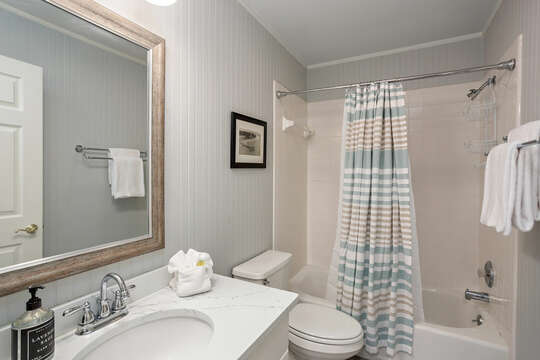 Guest Hall Bathroom with a tub/shower combo