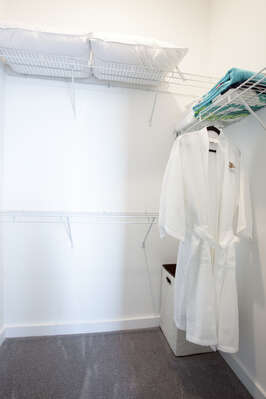 Image of Bathroom Robe in Guest Closet.