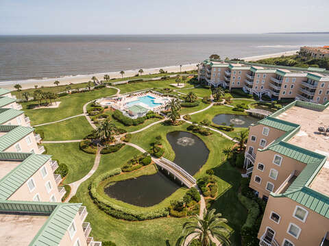 Aerial view of St. Simons Grand