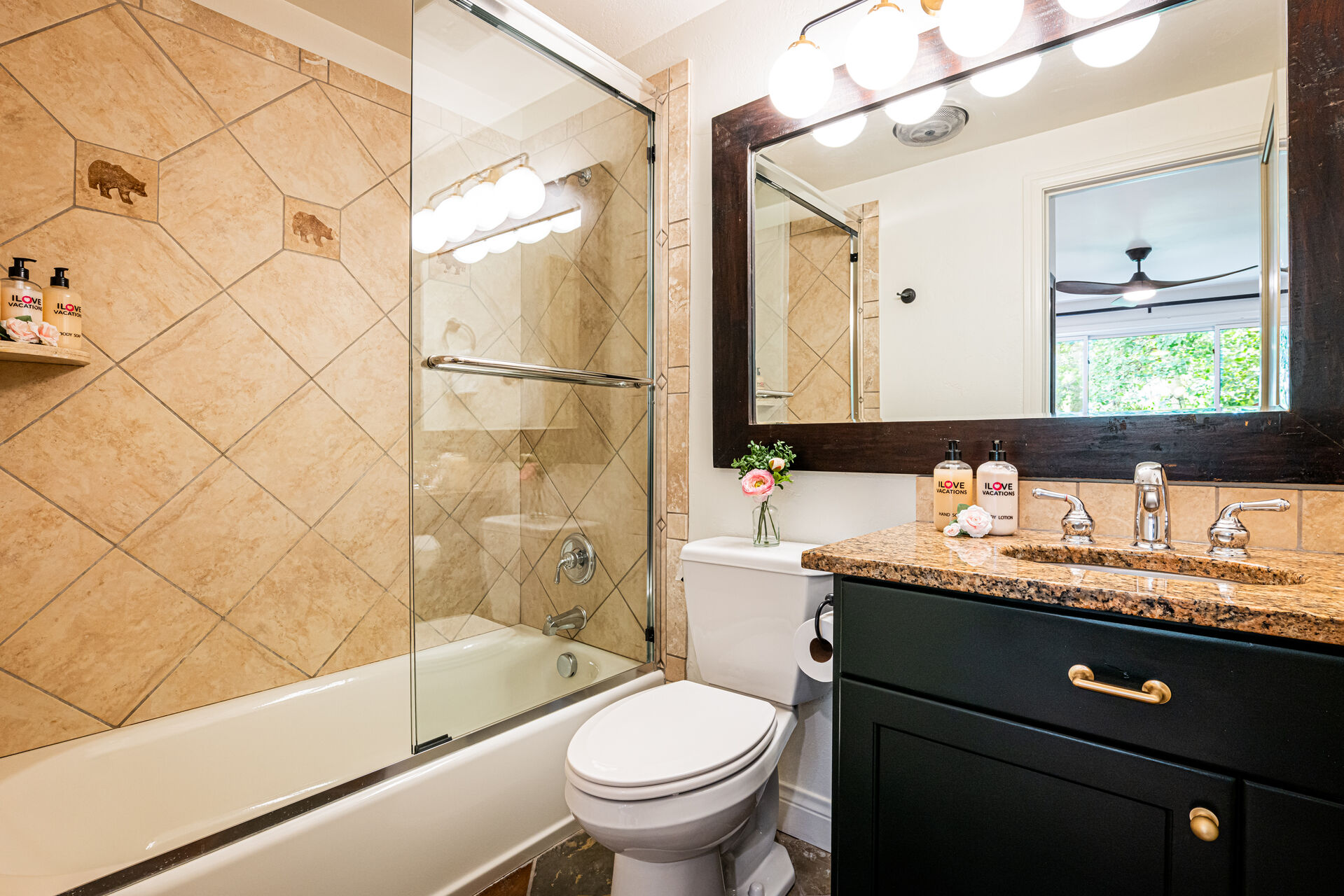 Master Bath with a Tub/Shower Combo