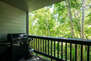 Private Balcony with Wooded and Ski Run Views