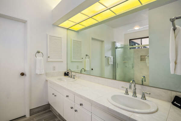 Primary Bath with double sinks