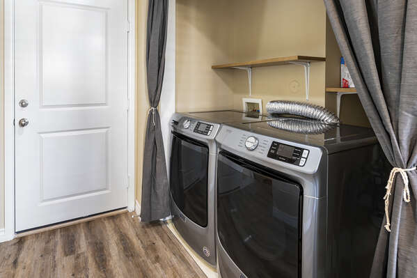 In-Unit full sized washer/dryer