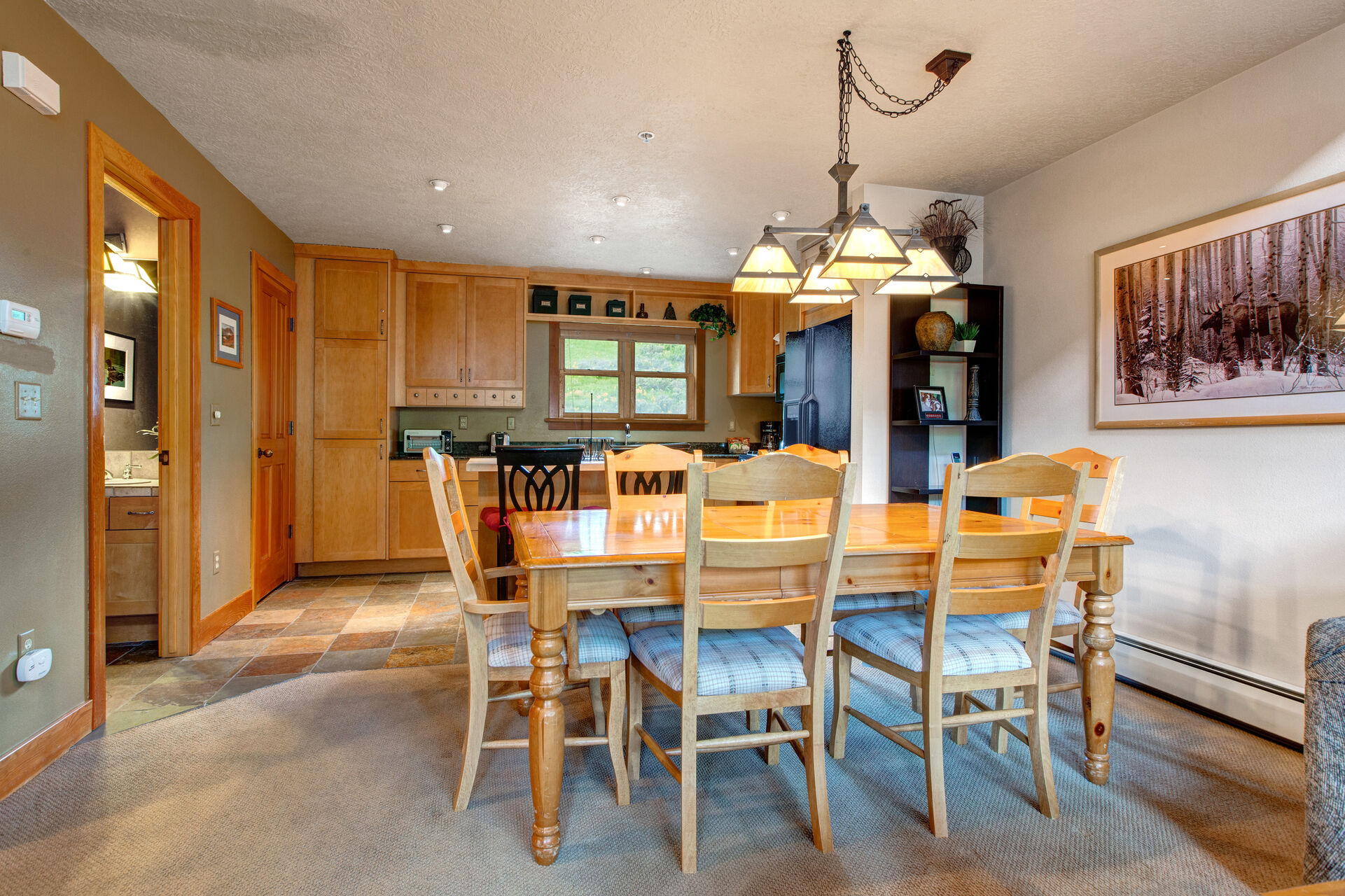 Dining Room Table with Seating for Six People