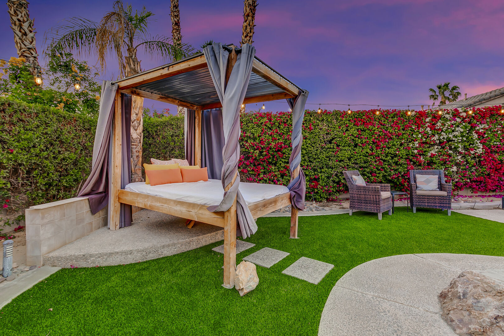 This resort style cabana will have you feeling like you're in paradise.