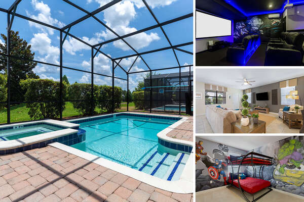 This luxorious Championsgate vacation rental home features 6 bedrooms, luxury upgrades, custom game rooms, and more | PHOTOS TAKEN: June 2019