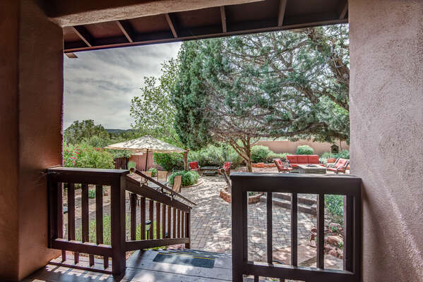 Large Private Yard with Impeccable Landscaping and