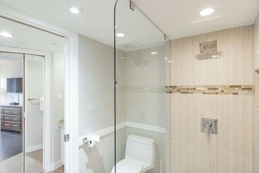 Ensuite bathroom: Walk-in shower