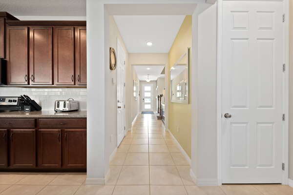 Travel down the hallway to see the rest of this lovely home