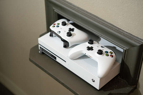 Xbox with 2 controllers
