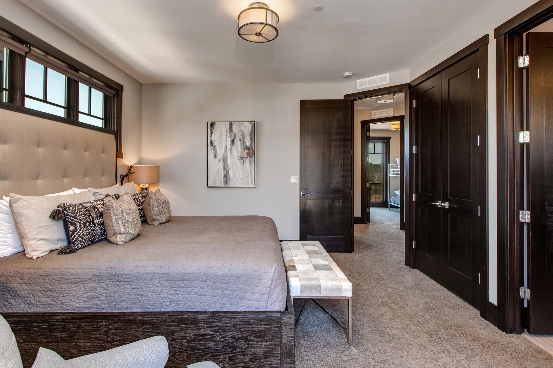 Master Bedroom with a King Bed and Private Bath