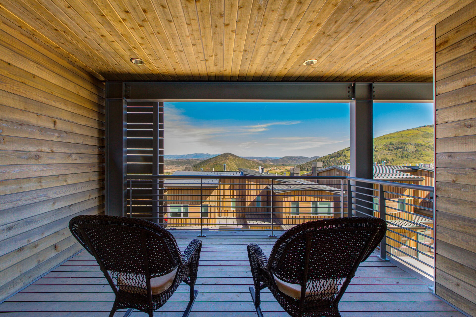 Private Master Deck with Mountain Views