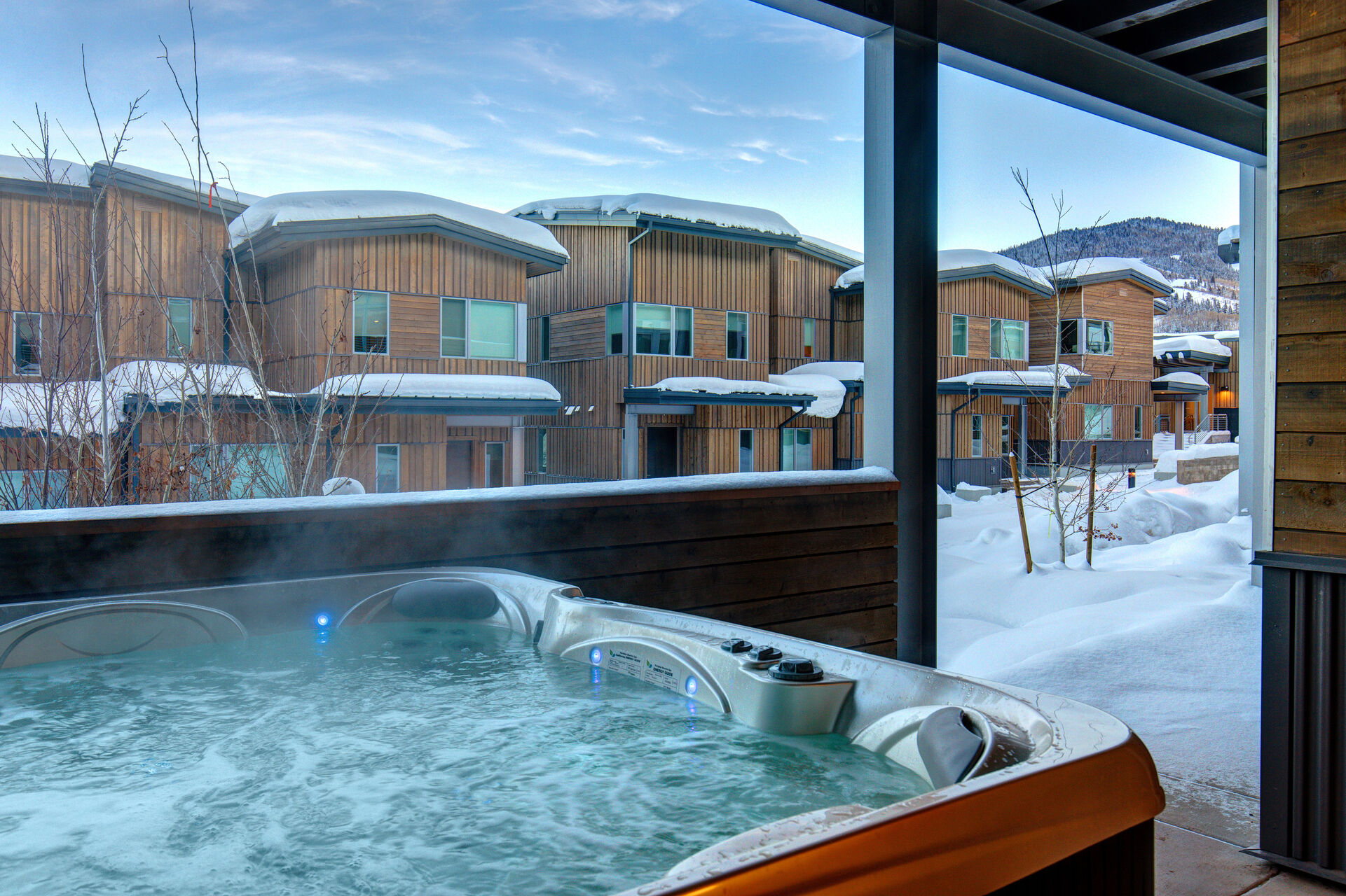 New Hot Tub on 1st Level Patio