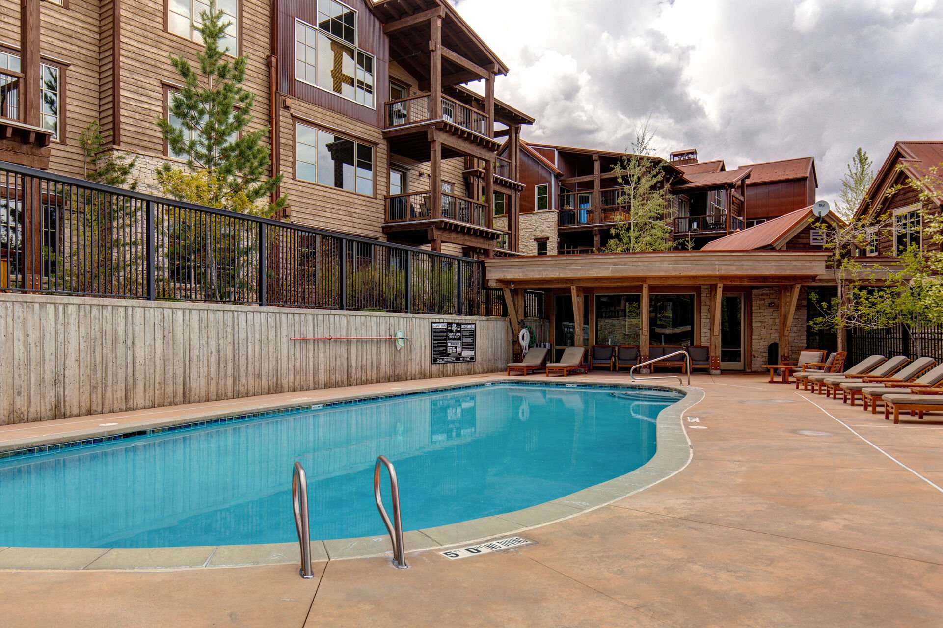Communal Heated Pool, Hot Tub and Fitness Center Open Year Round