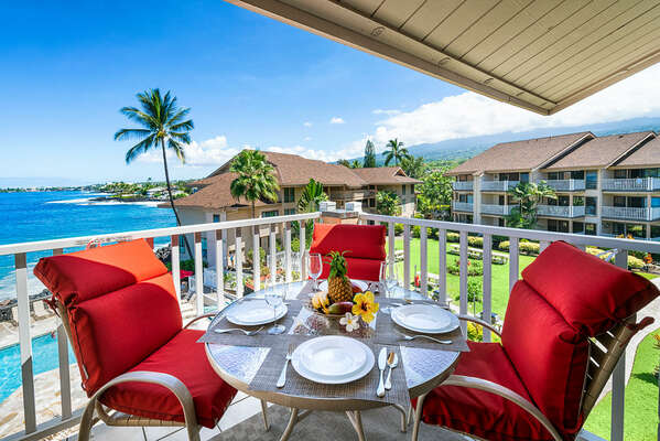 Lanai perfect for outdoor dining