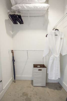 Image of Spacious Closet in Ponce City Market Apartment.