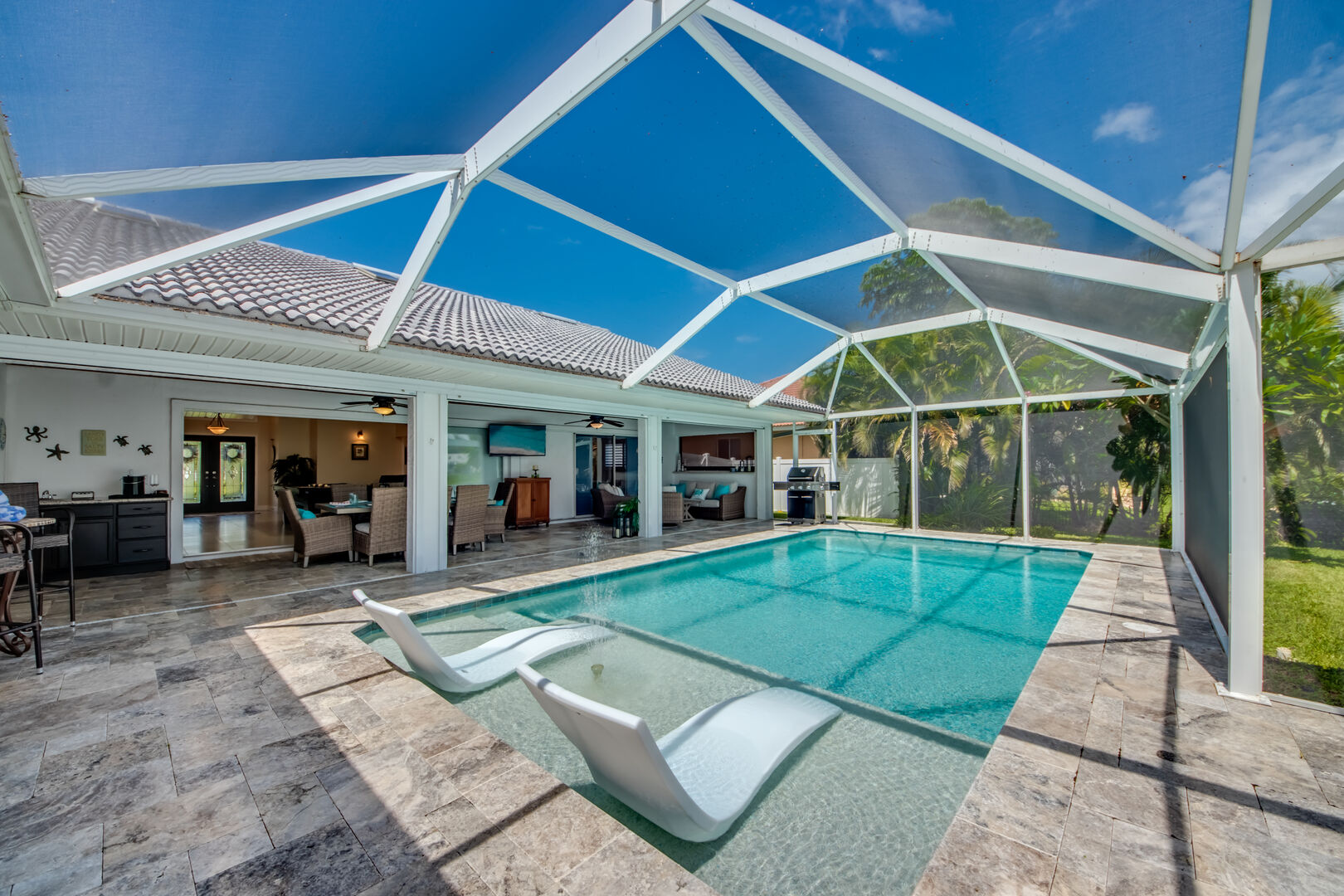 Vacation rental with heated saltwater pool