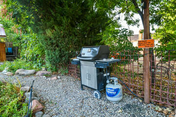 Shared outdoor grill