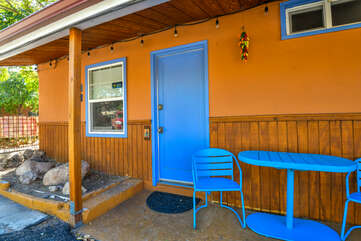 Exterior Patio of the vacation rental