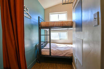 Bunk Beds in the back of the home.