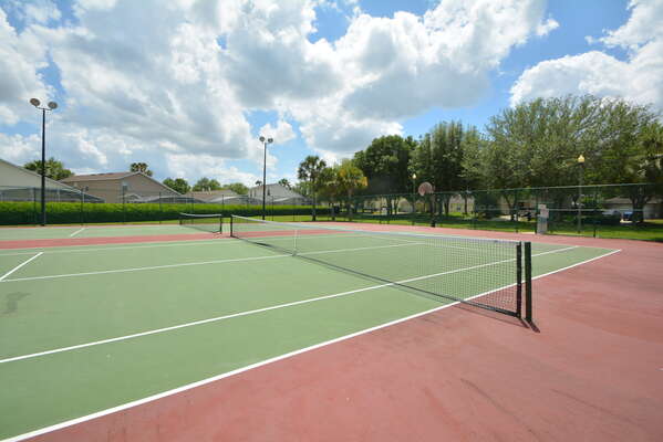 On-site amenities:- Tennis and basketball courts