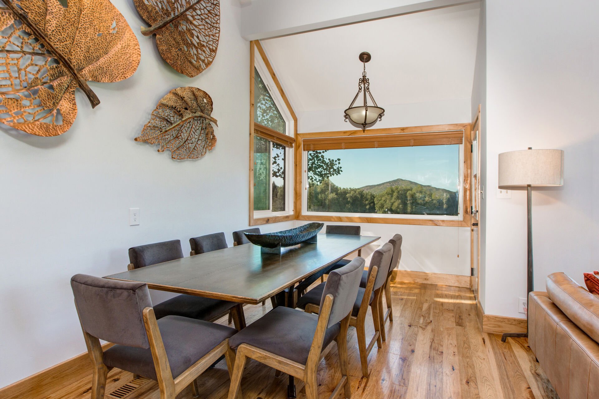 Dining Table with Seating for 8 and Spectacular Views from Inside - Access to the Back Patio