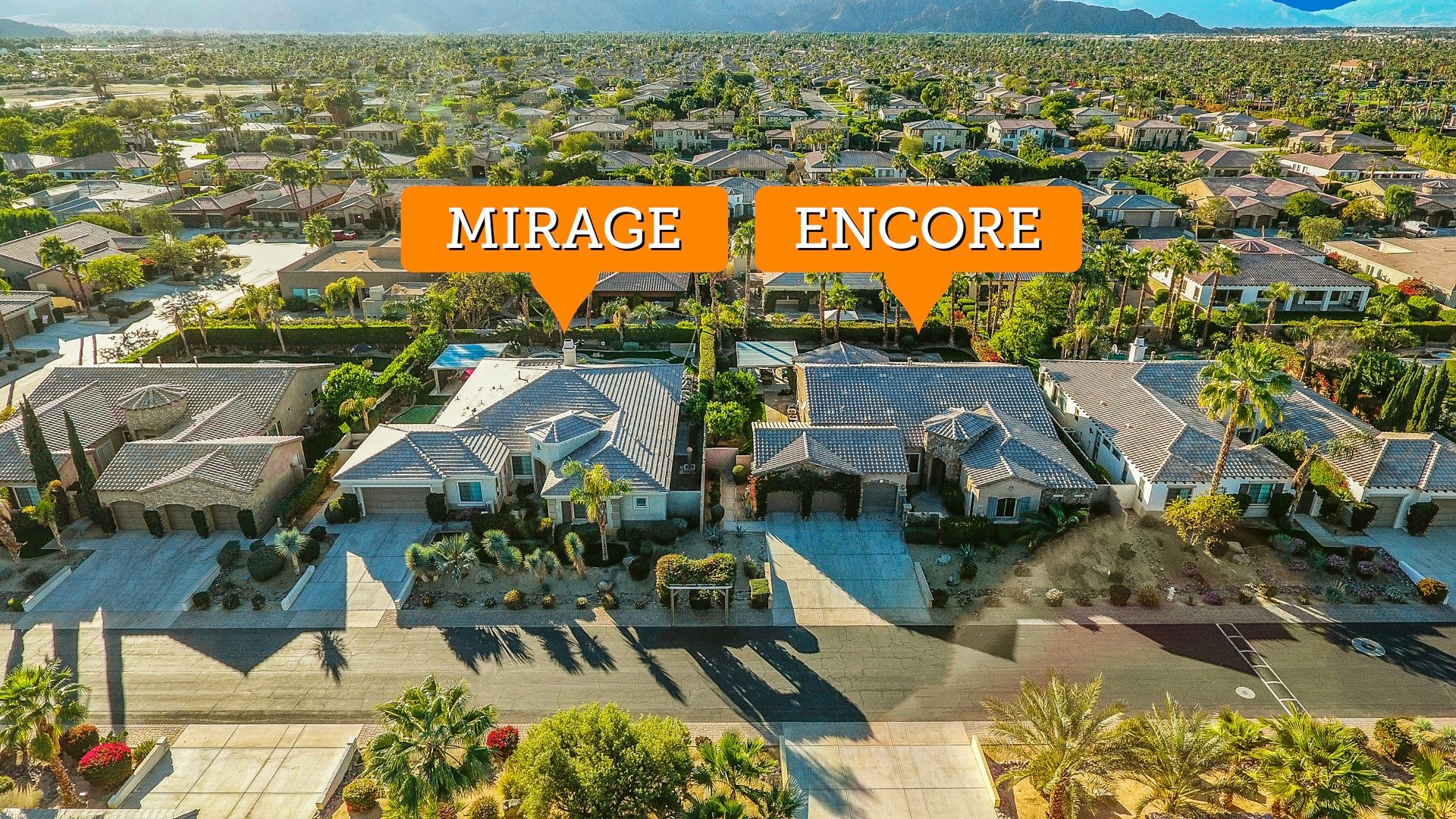 Vacay Stay represents Mirage and Encore right next door to each other for larger gatherings that need 2 houses