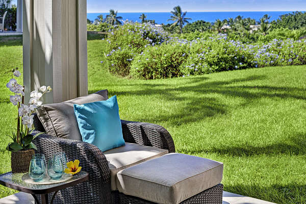 Relax and unwind on the private lanai