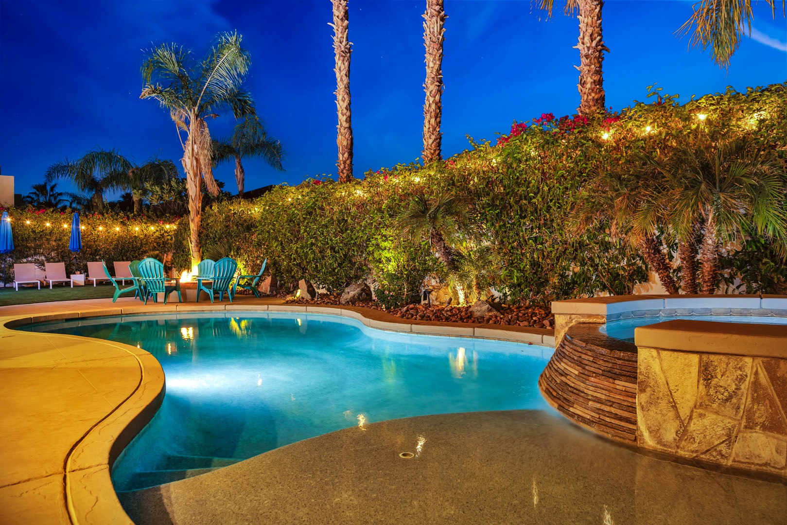 We provide pool towels and just about anything you need for your desert getaway