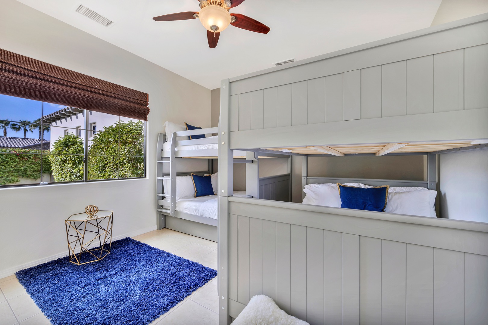This room sleeps 8 comfortably on the TWO FULL size bunk beds
Bedroom 5