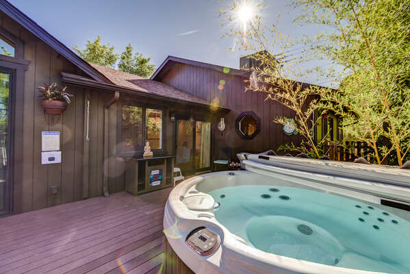 Enjoy the Private Hot Tub