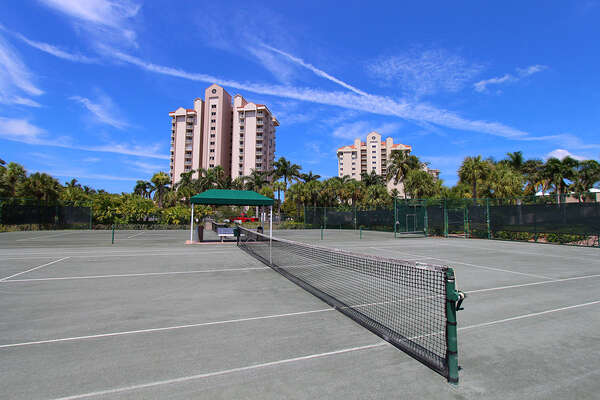 Community tennis courts.