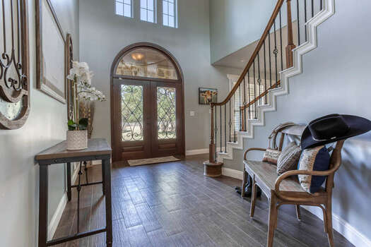 Stunning Double Door Entrance into This Completely Remodeled Home