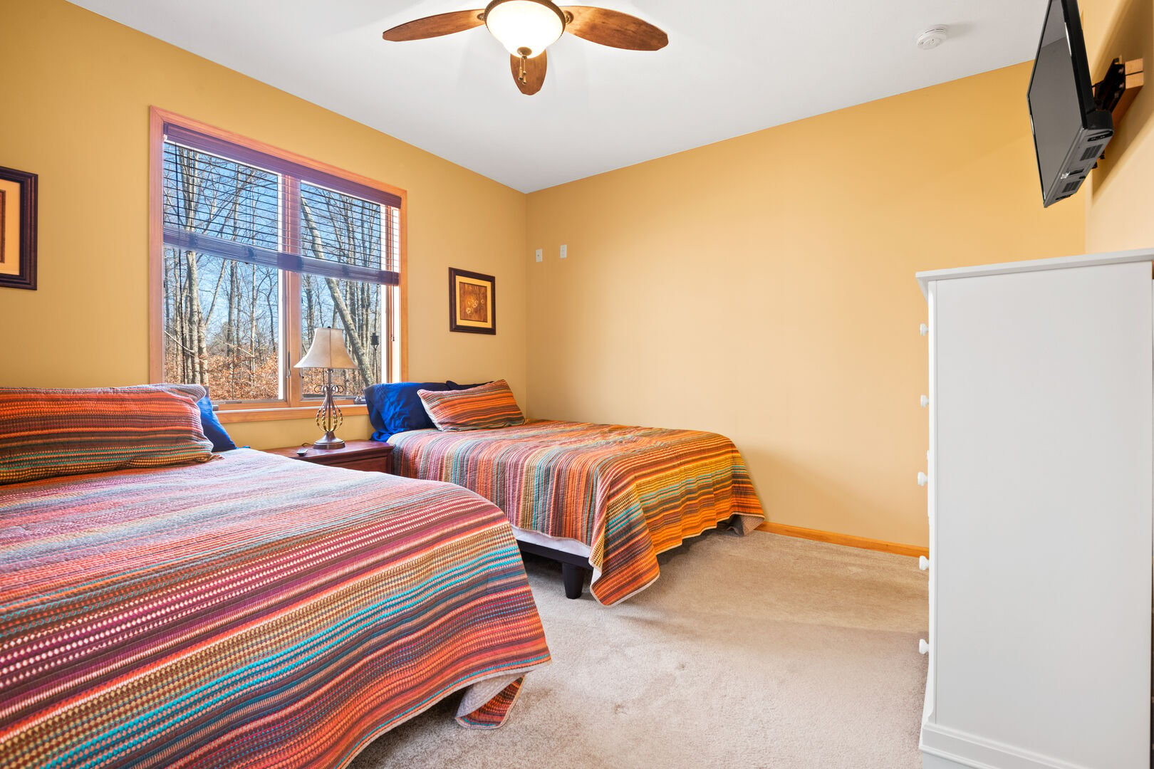 Two Bed Bedroom in our Poconos Vacation Rental