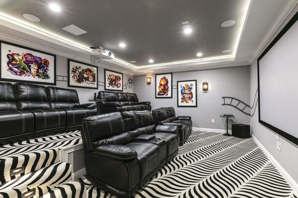 You will have a great view from all of the 10 leather reclining chairs.