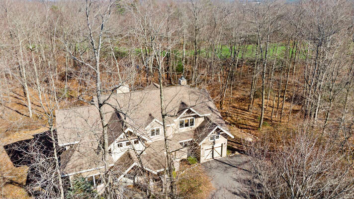 Aerial View of our Tricky Tee Poconos Vacation Rental