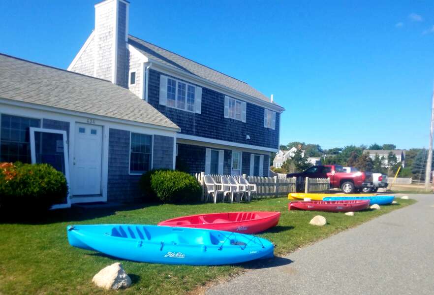 Rent a Kayak-SUP board or even a sailboat right at the Snack Bar and store- Ridgevale Beach Chatham Cape Cod - New England Vacation Rentals