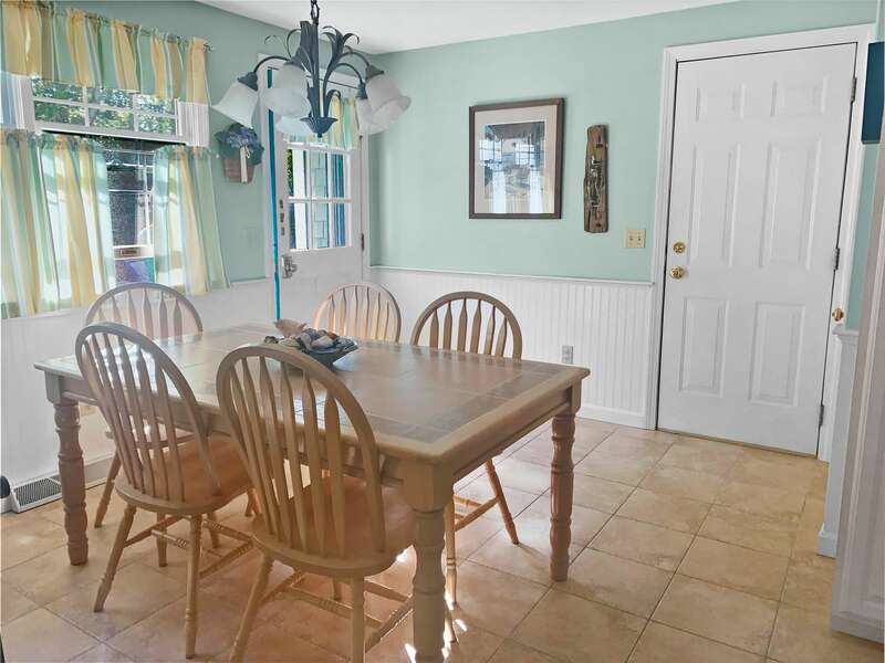 Enter into the Bright combo dining and kitchen with garage access-30 Chatham Crest Drive Chatham Cape Cod - New England Vacation Rentals