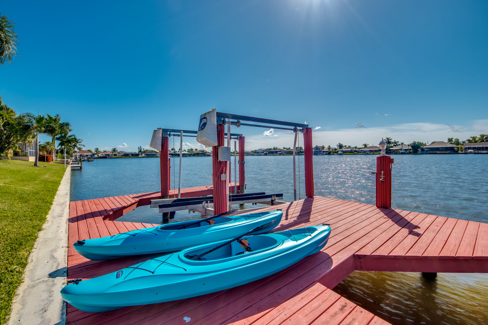 Vacation home with kayaks Cape Coral FL