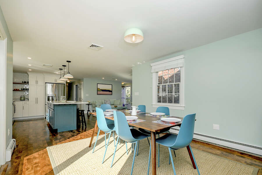Modern dining room at 40 Tip Cart Chatham Cape Cod - New England Vacation Rentals