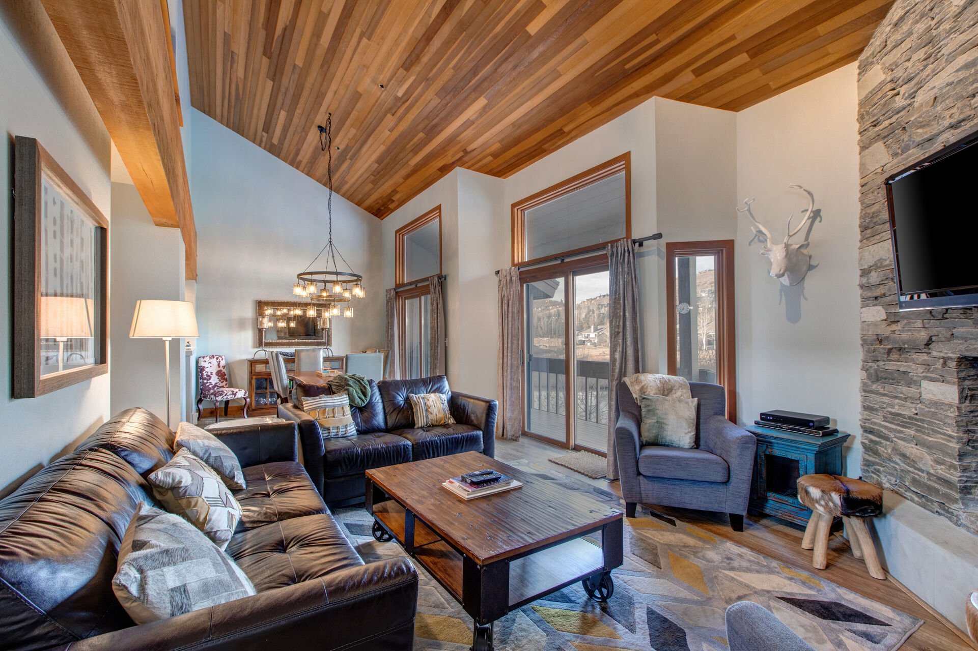 Main Living Area with Living Room, Dining Area, Kitchen, and Family Room