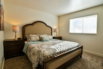 Master bedroom with two nightstands