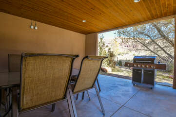 Patio- Outdoor Dining Area and Grill