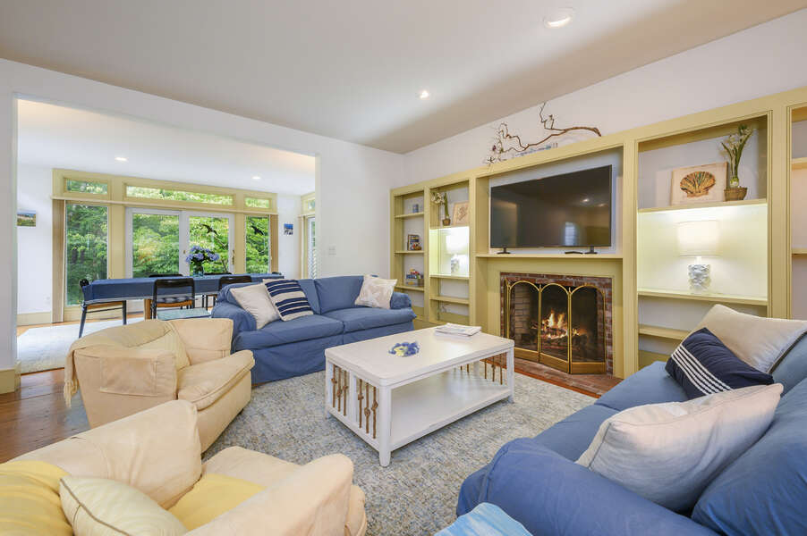 Open Living Area with plenty of comfy seating- 9 Reliance Way Harwich Cape Cod - New England Vacation Rentals-#BookNEVRDirectNormasCapeEscape
