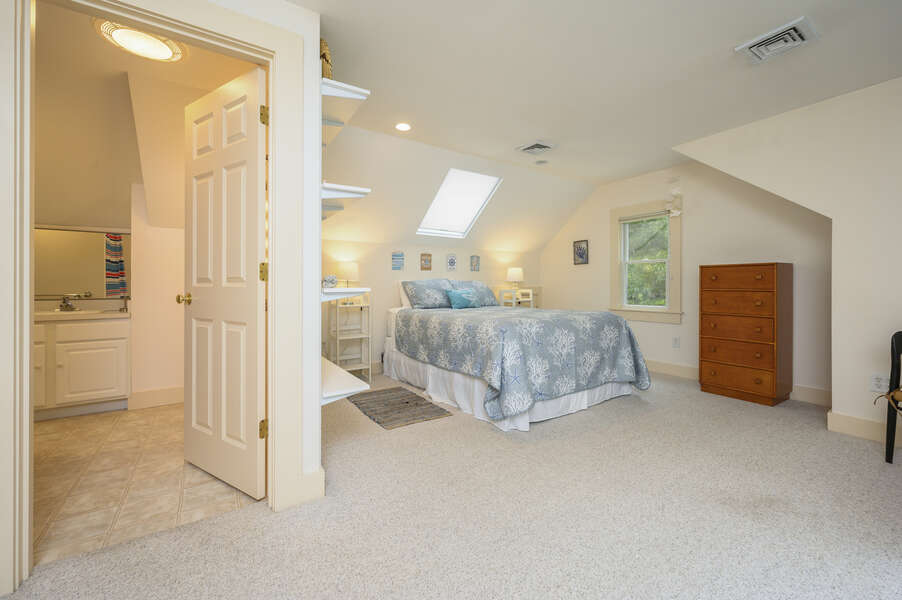 2nd Floor Bed #2 with Queen Bed ( over garage)- 9 Reliance Way Harwich Cape Cod - New England Vacation Rentals-#BookNEVRDirectNormasCapeEscape