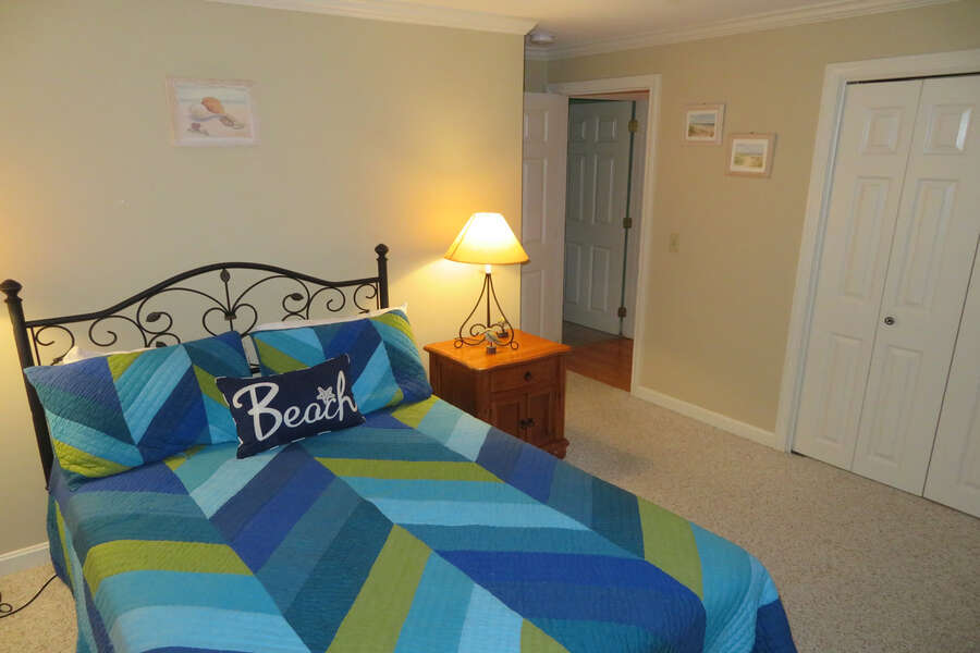 Double bed on 1st floor off hall-- 209 Indian Hill Road Chatham Cape Cod New England Vacation Rentals
