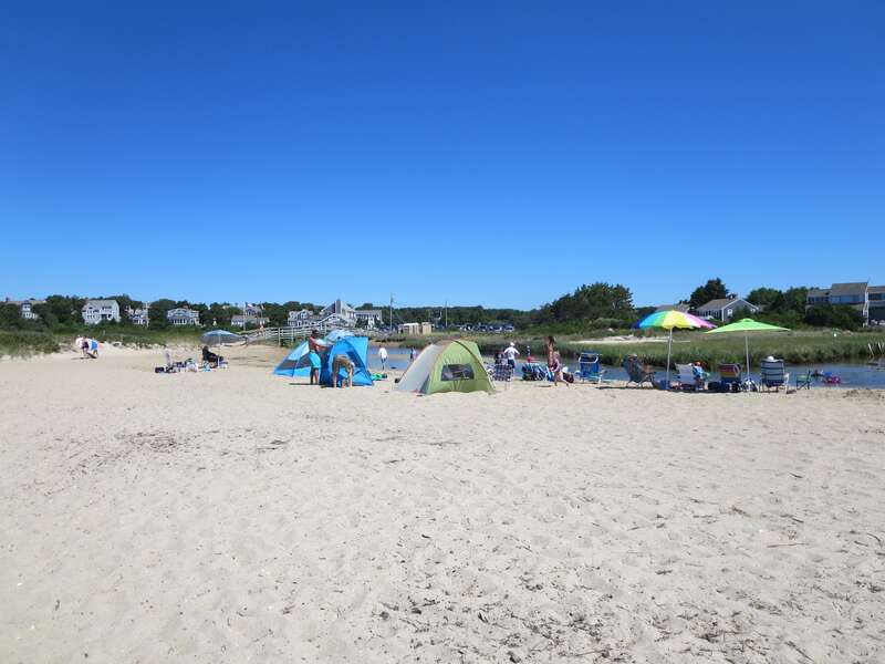 Ridgevale Beach is sandy and has warmer water-Chatham Cape Cod New England Vacation Rentals